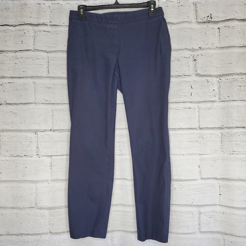 Theory thaniel pull on career pants blue size 6
